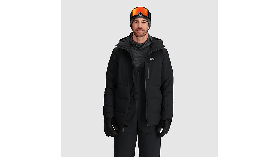 Outdoor Research Snowcrew Down Jacket - Mens, Black, Extra Large, 3004610001009