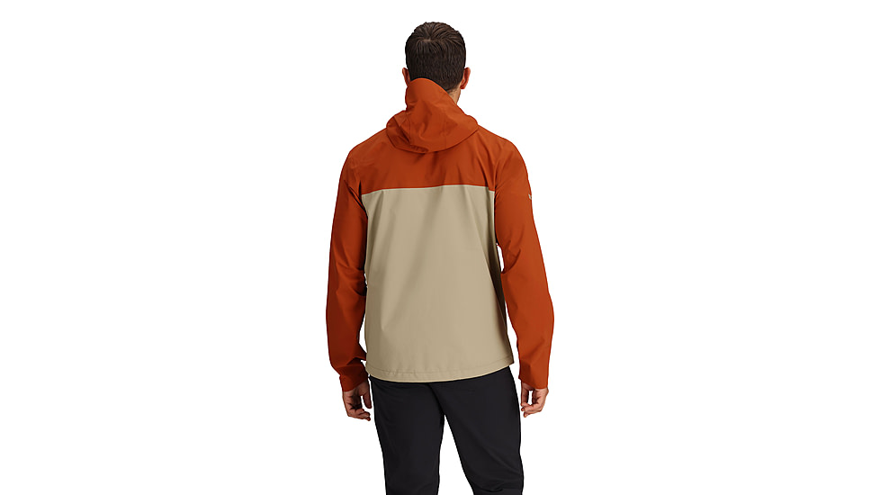 Outdoor Research Stratoburst Stretch Rain Jacket - Mens, Terra/Pro Khaki, Small, 3008932717006