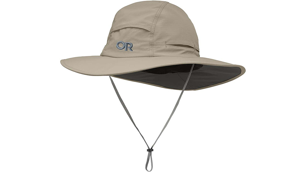 Outdoor Research Sunbriolet Sun Hat, Solid Khaki, Extra Large, 2434412978009