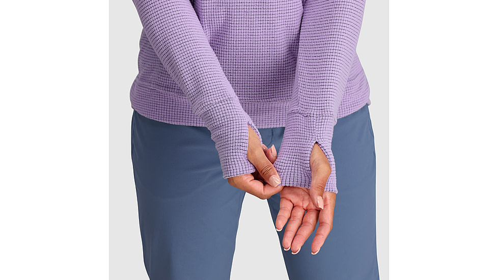 Outdoor Research Trail Mix Cowl Pullover - Womens, Lavender, Medium, 2744410320007