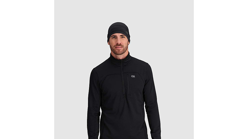 Outdoor Research Vigor Grid Fleece Beanie, Black, Small/Medium, 3007600001015