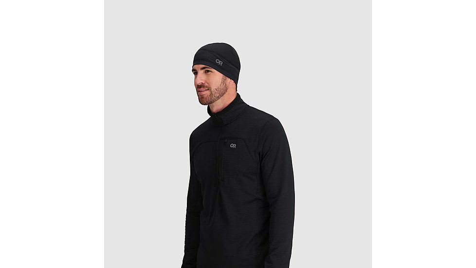 Outdoor Research Vigor Grid Fleece Beanie, Black, Small/Medium, 3007600001015