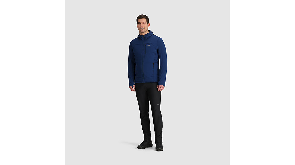 Outdoor Research Vigor Grid Fleece Full Zip Hoodie - Mens, Cenote, S, 3005032650006