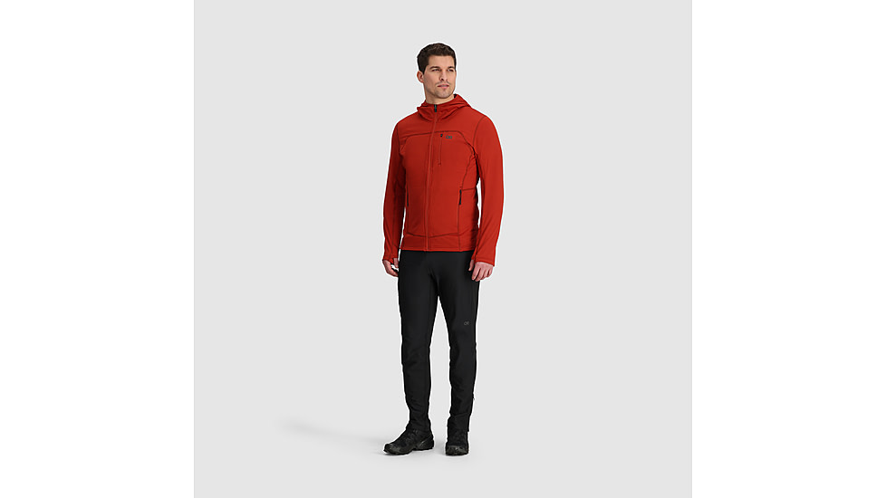 Outdoor Research Vigor Grid Fleece Full Zip Hoodie - Mens, Jupiter, S, 3005032756006