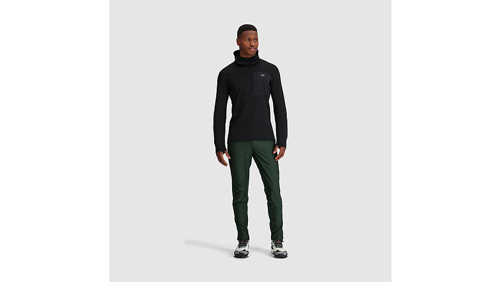 Outdoor Research Vigor Grid Fleece Pullover Hoodie - Mens, Black, Small, 3005020001006