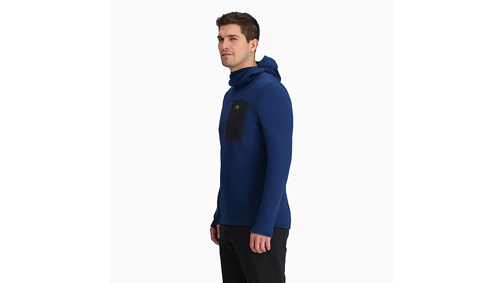 Outdoor Research Vigor Grid Fleece Pullover Hoodie - Mens, Cenote, Extra Large, 3005022650009