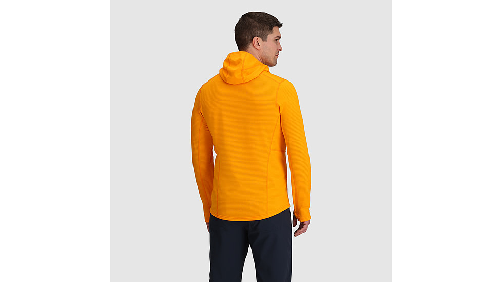Outdoor Research Vigor Grid Fleece Pullover Hoodie - Mens, Gold Nebula, M, 3005022761007