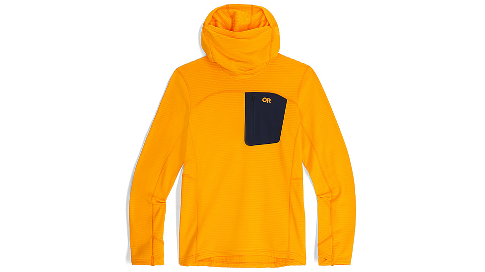 Outdoor Research Vigor Grid Fleece Pullover Hoodie - Mens, Gold Nebula, M, 3005022761007