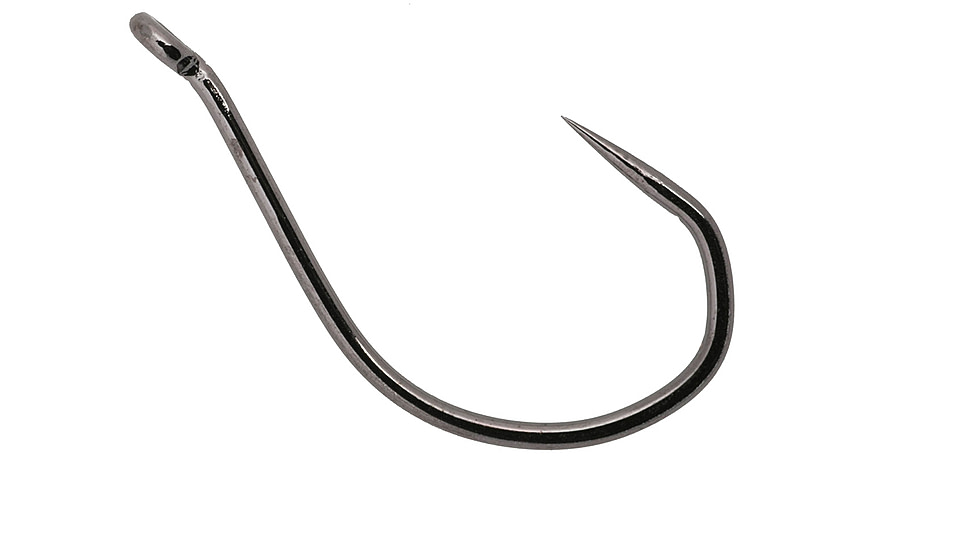Owner Hooks Barbless No Escape Hook, Black Chrome, # 2, 4106-091