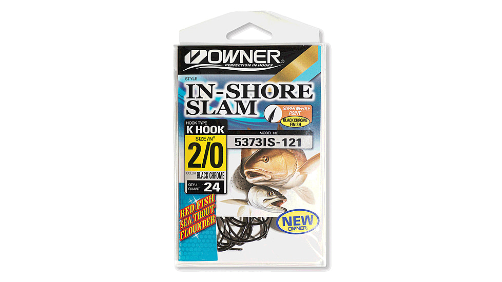 Owner Hooks InShore Slam K Hook, 2/0, 5373IS-121