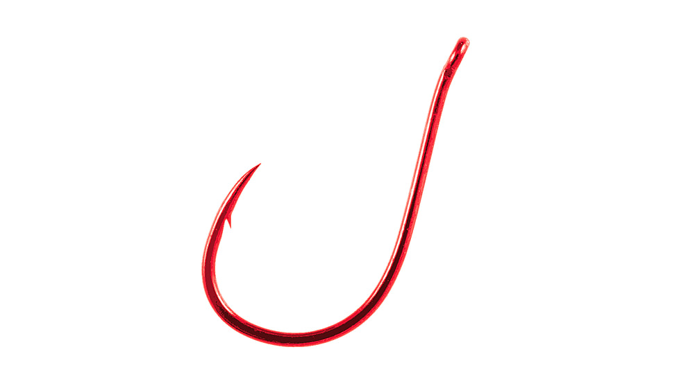 Owner Hooks Side Drifting Mosquito Hook, Red, 2, 5377SD-093