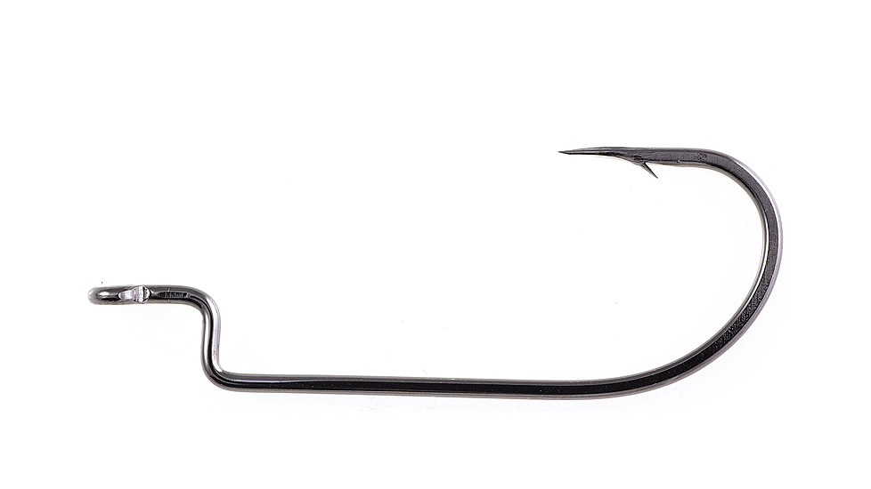 Owner Hooks Offeset Shank, Wide Gap Hook, Black, 5/0, 5102-151