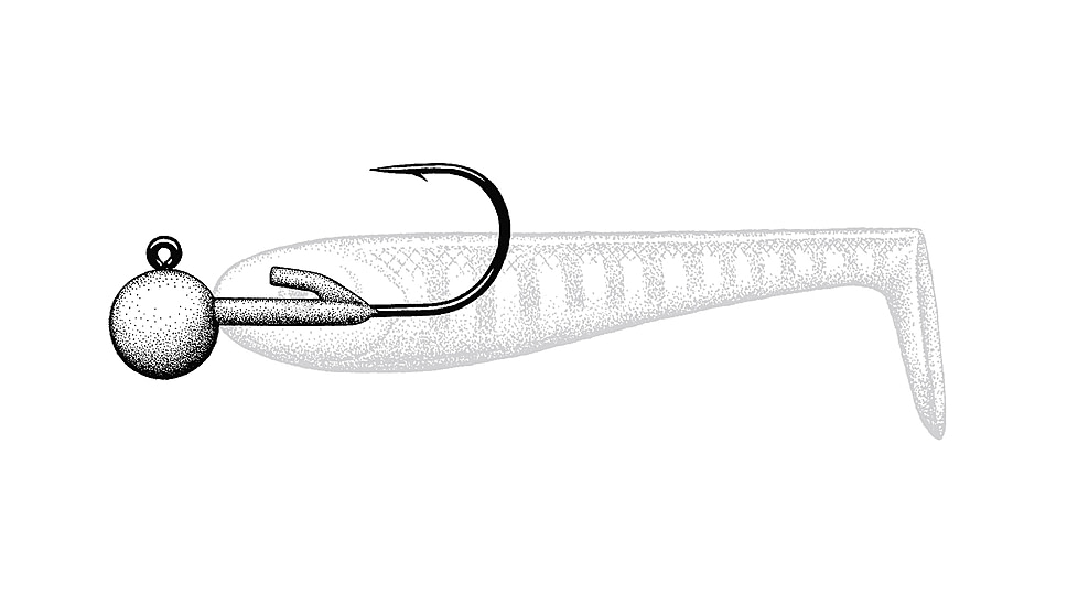 Owner Hooks Round Head with Lockdown, 3/0 - 3/8 oz., 4145-063