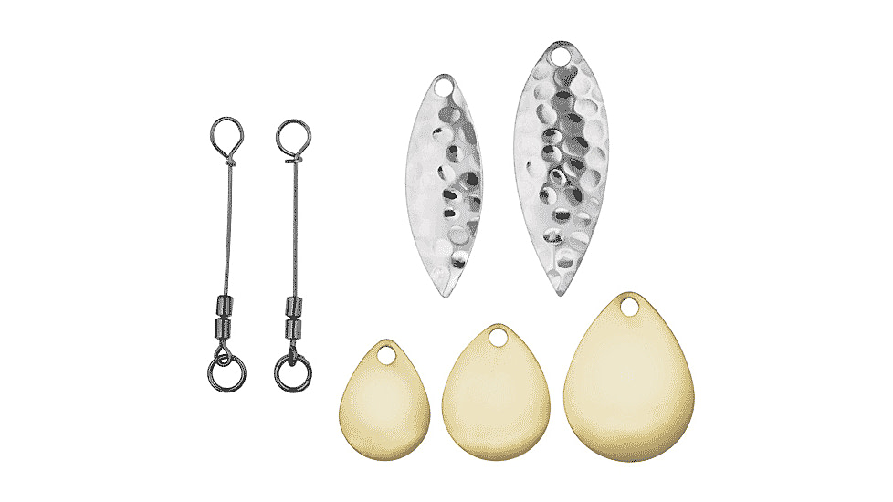 Owner Hooks Gold Colorado Flashy Swimmer Kit, Medium, 4188-207