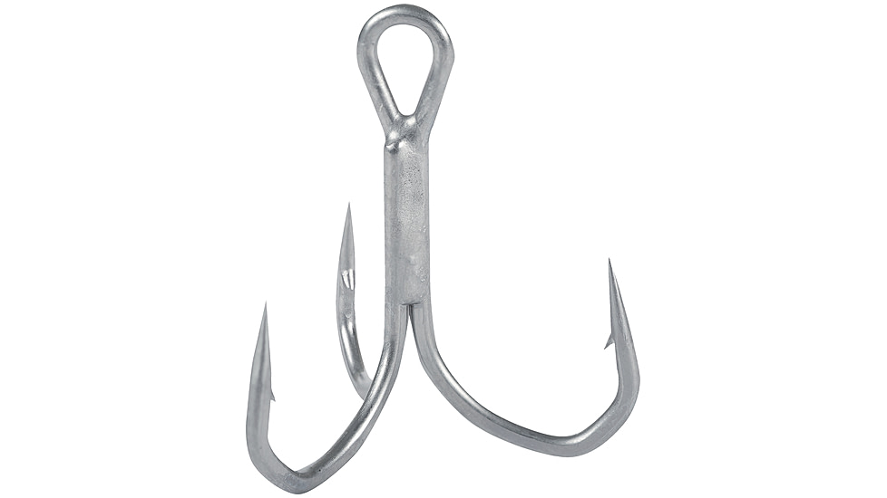 Owner Hooks STX-45 Zo Wire Treble Hook, XX+ Strong, Corrosion Resistant Shadow Finish, Size 4, 8/ Pack, 5645-075