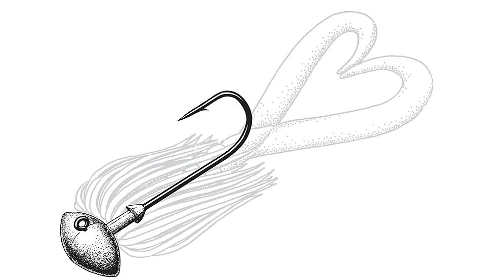 Owner Hooks Ultrahead Football Type Hook, 3/8, 5143-068