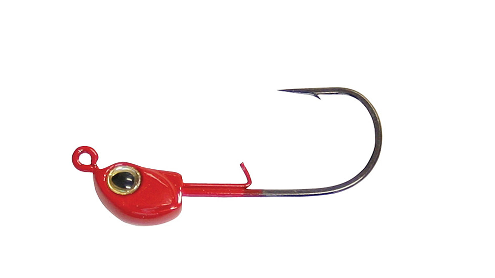 Owner Hooks Ultrahead Inshore Hook, Red, 3/16 oz., 5150R-033