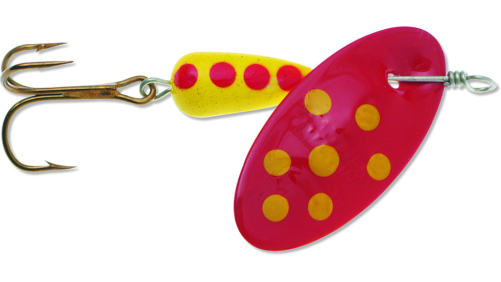 Panther Martin In-Line Spinner, #6, 1/4oz, Spotted Red, 6PMSP-R