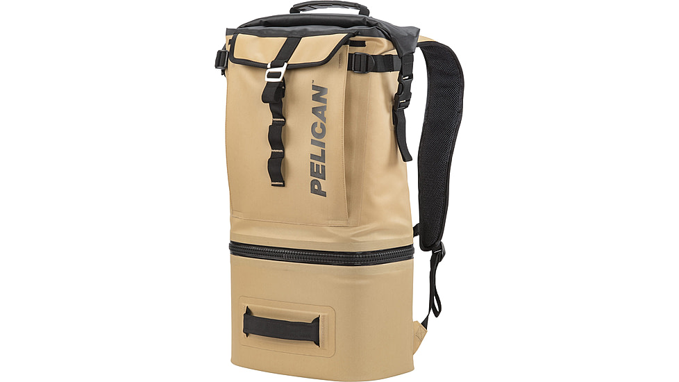 Pelican Dayventure Backpack Soft Cooler, 18.36 L, Coyote, SOFT-CBKPK-COYOTE