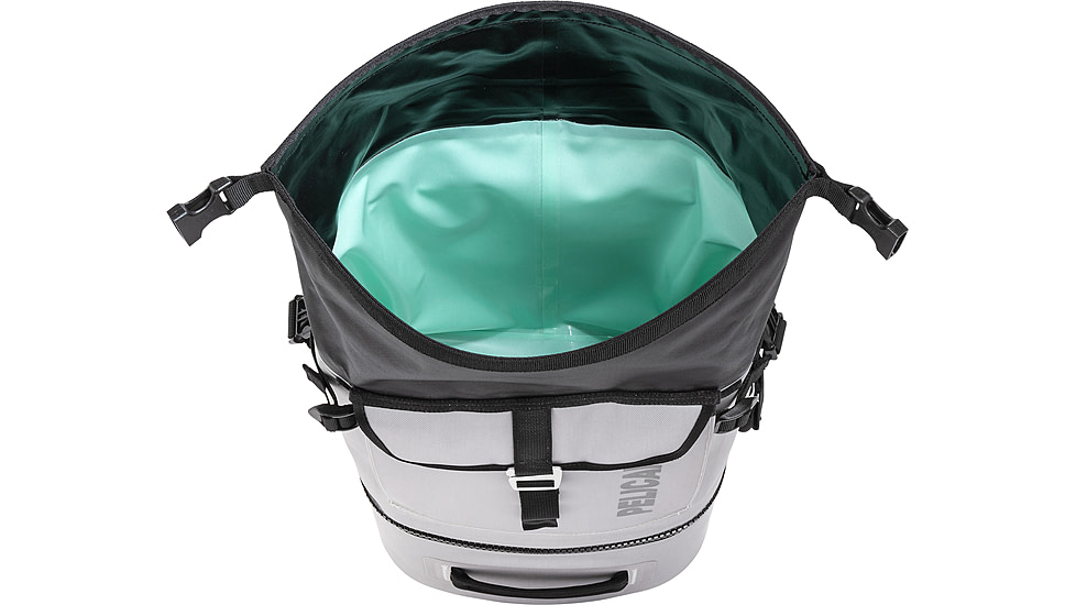 Pelican Dayventure Backpack Soft Cooler, 18.36 L, Light Grey, SOFT-CBKPK-LGRY