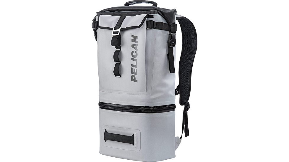 Pelican Dayventure Backpack Soft Cooler, 18.36 L, Light Grey, SOFT-CBKPK-LGRY