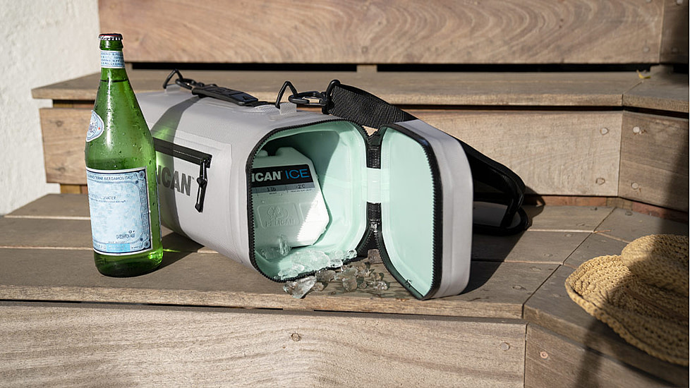 Pelican Dayventure Sling Soft Cooler, 8.52 L, Light Grey, SOFT-CSLING-LGRY