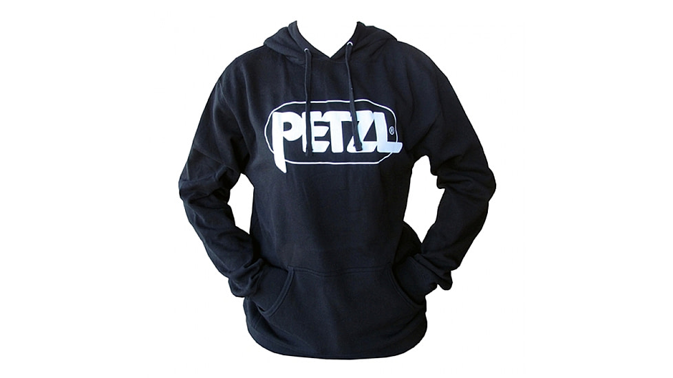 Petzl Hoodie w/Logo - Men's, Black, Large, Z10ADA L