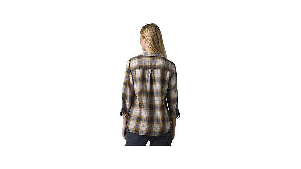 prAna Alfie Flannel - Women's, Small, Latte, 1962591-253-S