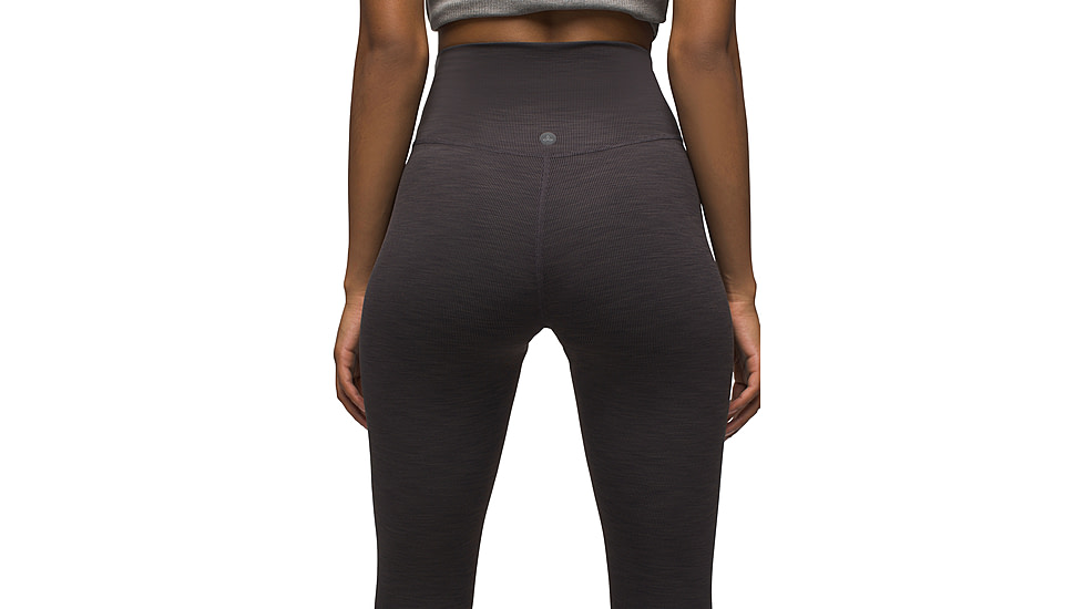 prAna Becksa Legging - Womens, Black Heather, Extra Small, 2045841-002-XS