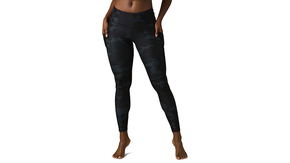 prAna Electa Legging II - Women's, Extra Small, Black Camo, 1971371-002-XS