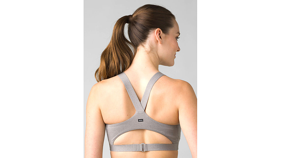 prAna Everyday Support Bra - Womens, Heather Grey, Extra Small, 1970291-020-XS