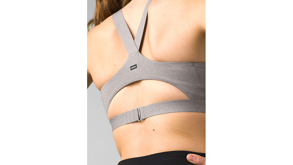 prAna Everyday Support Bra - Womens, Heather Grey, Extra Small, 1970291-020-XS