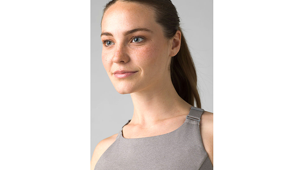prAna Everyday Support Bra - Womens, Heather Grey, Extra Small, 1970291-020-XS