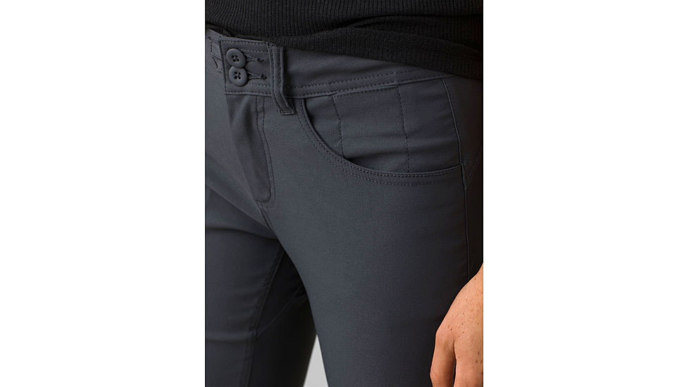 prAna Halle Straight Pant II - Womens, Coal, 10, 1971031-020-RG-10