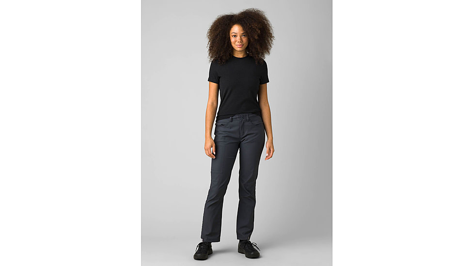 prAna Halle Straight Pant II - Womens, Coal, 10, 1971031-020-RG-10