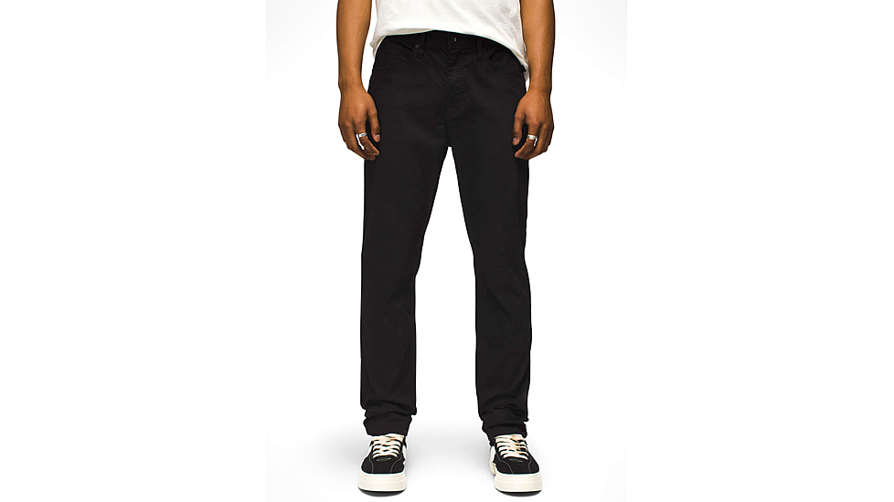 prAna Bridger Slim Tapered Jean Jeans, 32 Inseam, Black Out, 34, 1964791-001-32-34