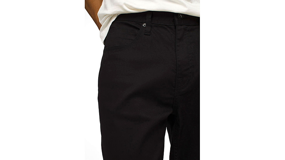 prAna Bridger Slim Tapered Jean Jeans, 32 Inseam, Black Out, 34, 1964791-001-32-34