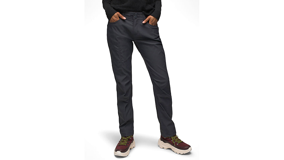 prAna Halle Straight Pant II - Womens, Coal, 10, 1971031-020-RG-10