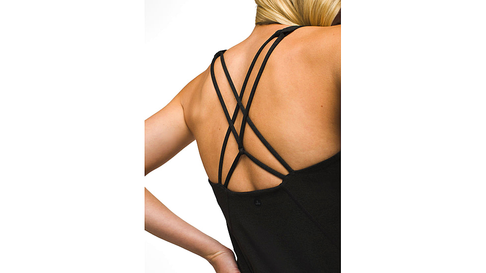 prAna Heavana Every Day Dress - Womens, Black Heather, XS, 2066871-001-XS