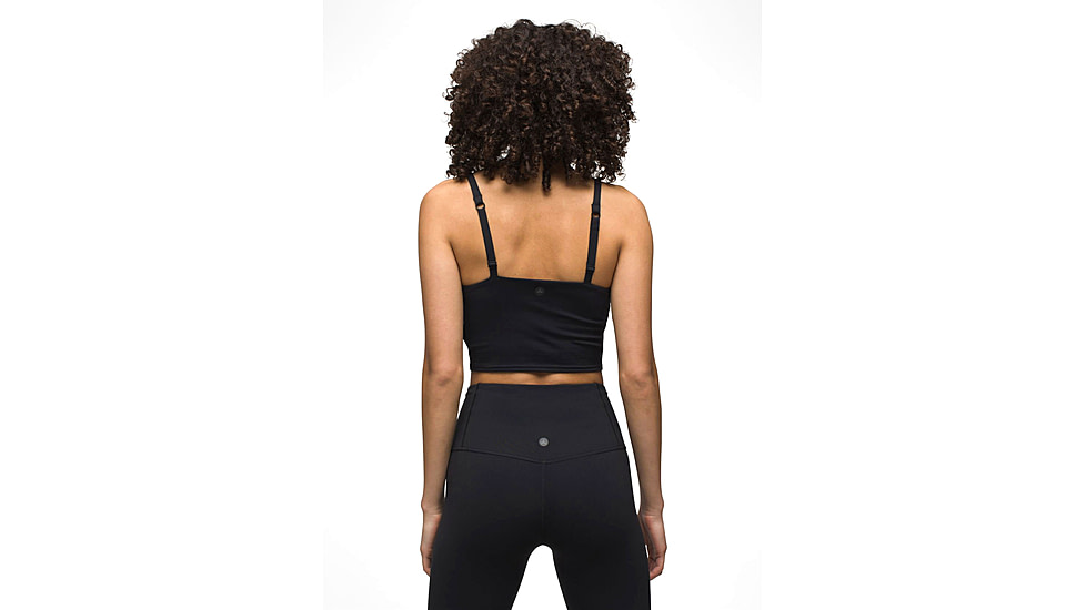 prAna Chakara Crop Top - Womens, Black, Extra Small, 1972231-001-XS