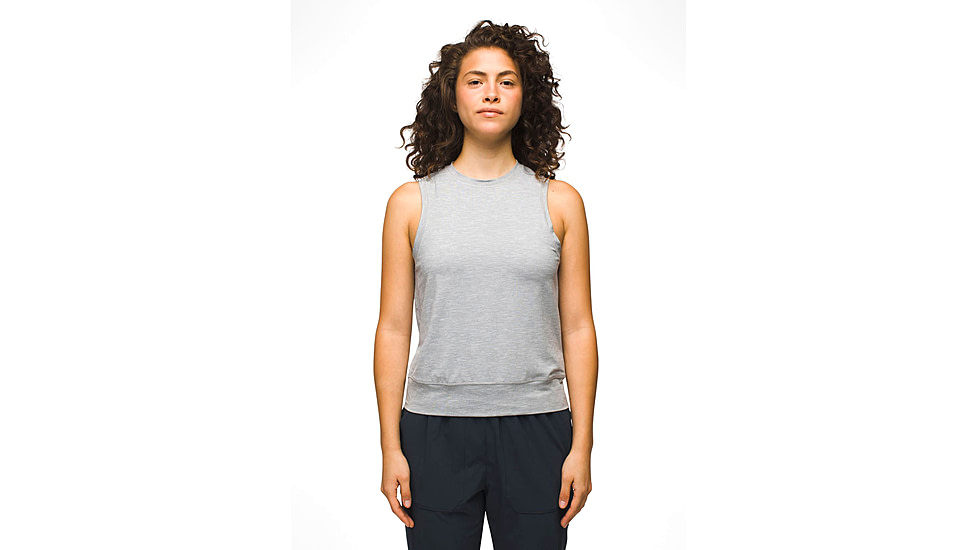 prAna Sol Searcher Tank - Womens, Heather Grey, Extra Small, 1971751-020-XS