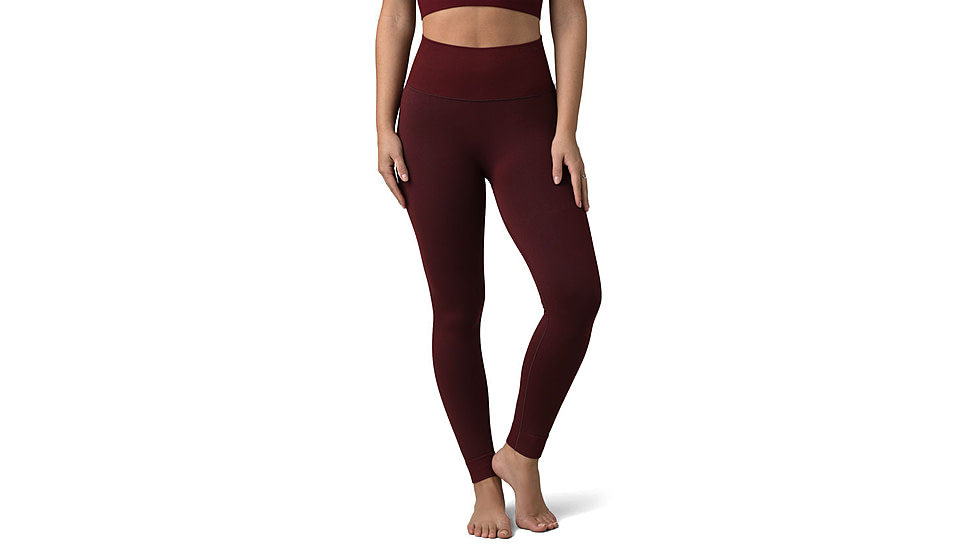 prAna Sopra Seamless Leggings - Women's, Extra Small, Maroon, 1970151-600-XS