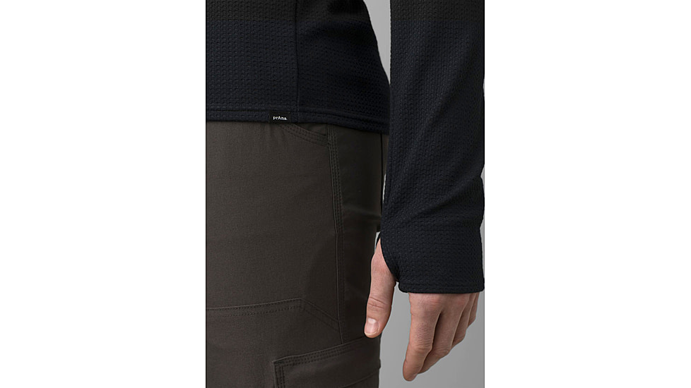 prAna Wensley Crew Top - Men's, Medium, Black, 1968121-001-SL-M