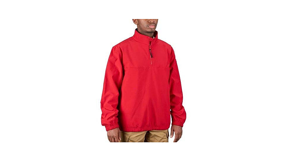 Propper 1/4 Zip Softshell Job Shirt - Mens, Red, 5Extra Large, Long Inseam, F54395Z6005XL3