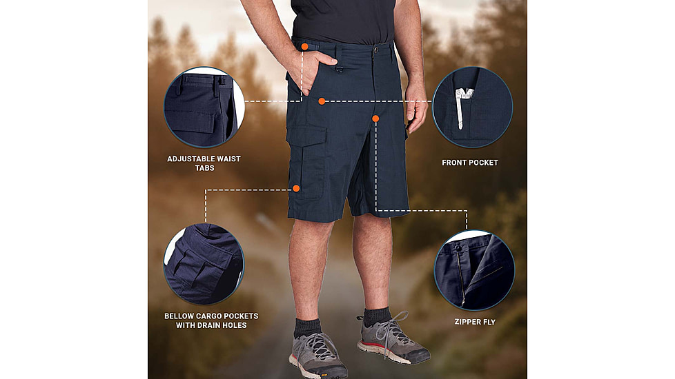 Propper BDU 2.0 Cargo Shorts, LAPD Navy, Small, F52626F450S