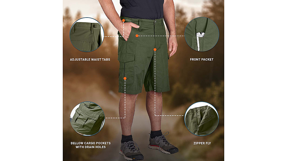 Propper BDU 2.0 Cargo Shorts, Olive, 3XL, F52626F3303XL