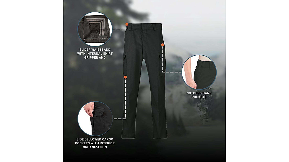 Propper Duty Cargo Ripstop Pants - Womens, Black, 12R, F52975000112R