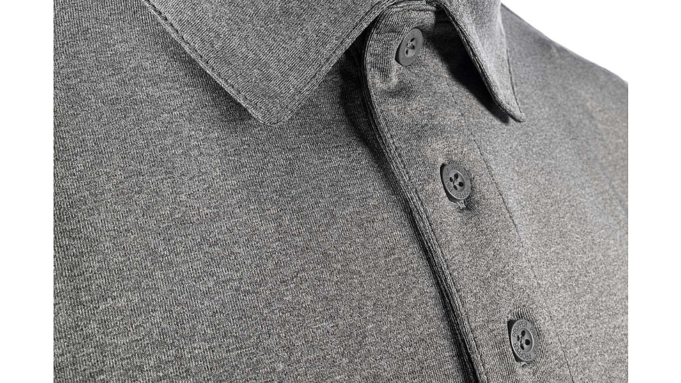 Propper EdgeTec Long Sleeve Polo - Womens, Heather Grey, XL, F58255M023XL