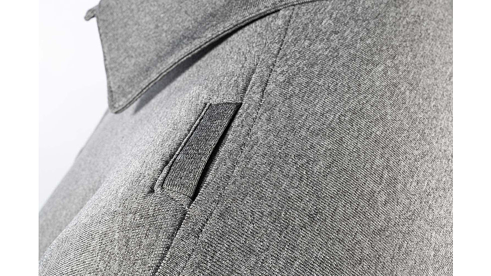 Propper EdgeTec Long Sleeve Polo - Womens, Heather Grey, XL, F58255M023XL