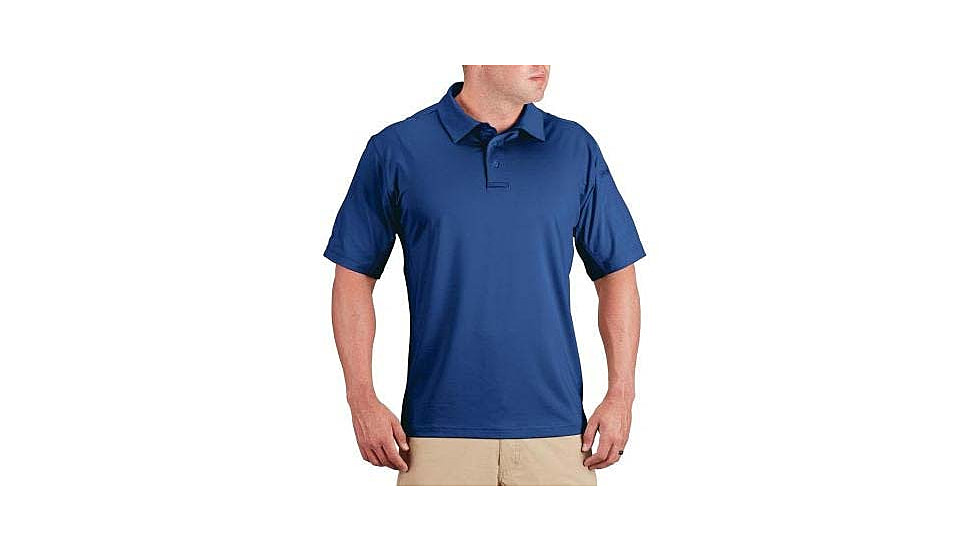 Propper EdgeTec Short Sleeve Polo - Mens, Cobalt Blue, XL, F58025M452XL